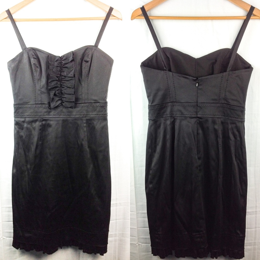 Phoebe Couture Stretch Satin Bodycon Dress